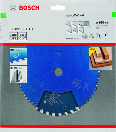 Teh sharre rrethore Bosch Expert, 165mm, 36 dhëmbë, vrimë 20mm