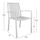 Karrige aluminum BRONCA HM5130.01 54,2x59x83,5 cm, e bardhë