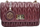 Çantë shpatulle Luisa Vannini Violette, lëkurë natyrale, 12x20x5 cm, e kuqe