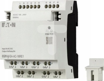 Modul zgjerues Eaton easyE4, 230VAC/DC, 8DI 8DO rele, i bardhë
