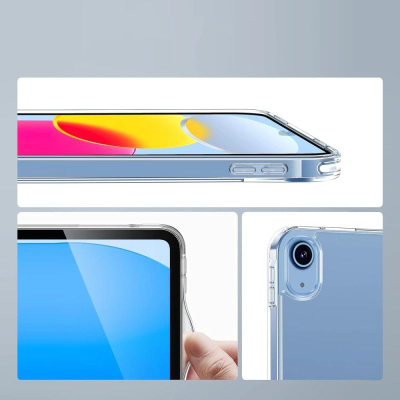 Mbulesë tablet Tech-Protect Flexair Hybrid për iPad 10.9\" 2022 dhe 11\" 2025, transparente