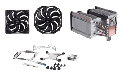 Ftohës për procesor ENDORFY Fortis 5 Dual Fan, 120/140mm, i zi