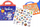 Set edukativ ngjitësash Leantoys Space Learning English Book, me libër, me temë hapësinore