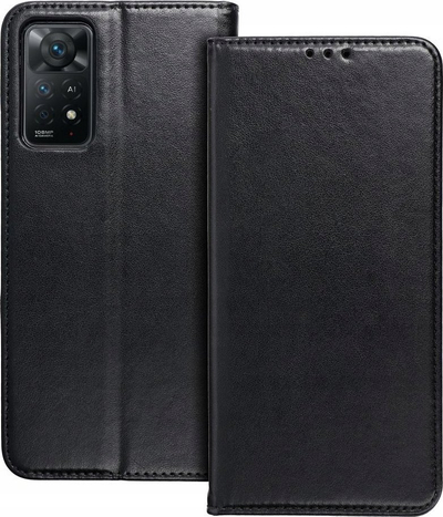 Këllëf portofol Smart Magneto për Xiaomi Redmi Note 13 4G, me magnet, me stand, i zi
