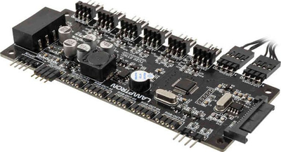 Kontrollues ventilatoresh PC Lamptron TC20 Sync Edition, 2 slote PCI, RGB, i zi