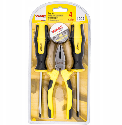 Set veglash WMC 1004, 4 pjesë, kaçavida kombinere shirit izolues
