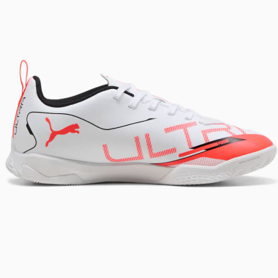 Детски футсал патики Puma Ultra Play Jr IT 108327-01, гумен ѓон без траги, синтетички