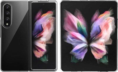 Mbrojtëse telefoni Forcell për Samsung Galaxy Z Fold4 5G, plastike, transparente