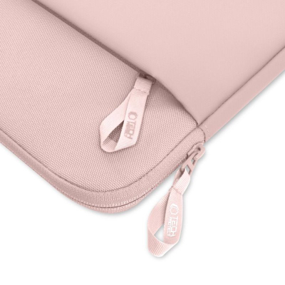 Çantë laptopi Tech-Protect Sleeve 15-16", me xhep përpara, rozë