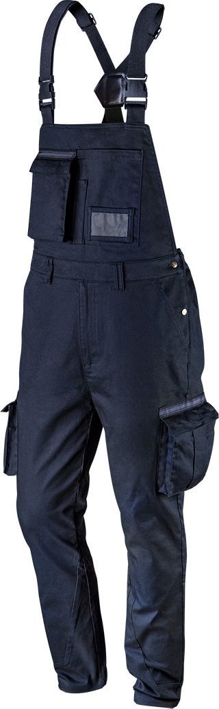 Pantallona pune me rripa Neo Work, dungare, L, blu navy