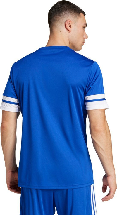 Bluzë sportive adidas Squadra 25 M JG5826, me teknologji Aeroready, prej poliestëri të ricikluar, blu