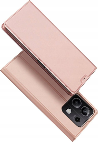 Mbulesë telefoni DUX DUCIS Xiaomi Redmi Note 13 5G Skin Pro, me xhep karte, funksion stand, rozë
