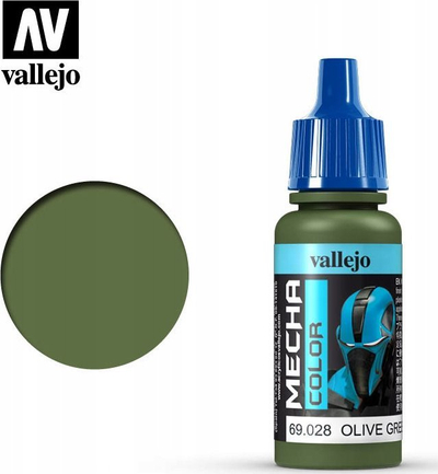Bojë akrilike Vallejo Mecha Color 69.028 Olive Green, 17ml, jeshile ulliri