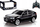 Играчка автомобил со далечински управувач BMW X6, размер 1:24, 19 cm, црна