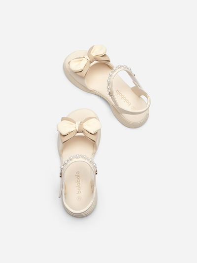 Sandale Pearl Bow Party