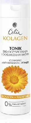 Tonik për pastrimin dhe freskimin e lëkurës Celia Collagen, 200 ml