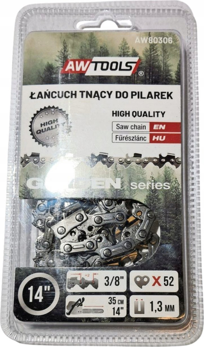 Zinxhir për sharrë me zinxhir AwTools CS450, 35cm, 52 hallka, 3/8" 1.3mm