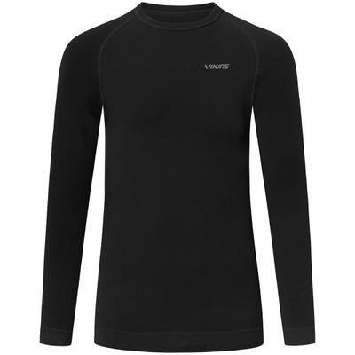 Veshje termike për burra Viking Roni Bamboo, set komplet, përmasa M, e zezë