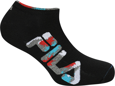 Çorape unisex Fila, 3 palë, të zeza