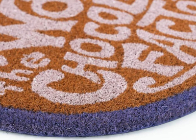 Tapet dere Pyramid Willy Wonka The Chocolate Factory, fibra kokosi, bazë PVC, kafe
