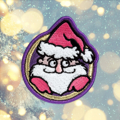 Mjekër Santa Claus e bardhë, aksesor për kostum festash