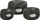 Set vazo lulesh PROGARDEN Wicker FLOWERS GARDEN, 3 copë, 29 25 19 cm, antracit