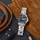 Рачен часовник Casio EFV-100D-1AVUEF, хронограф, не’рѓосувачки челик, сребрен