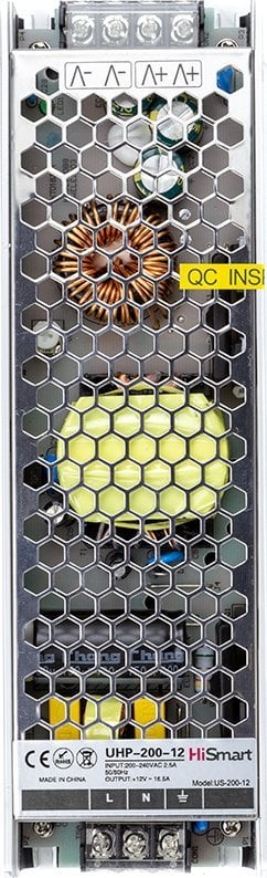 Furnizues energjie DC univerzal 12V, 16.5A, 200W, i zi