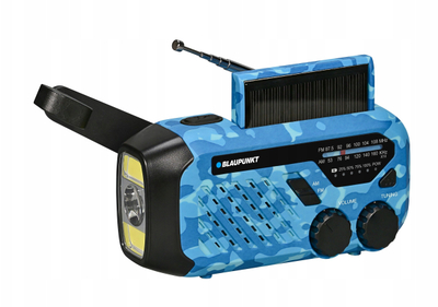 Radio emergjente Sangean ER10BC Survival, AM FM, bateri 2000 mAh, LED, e zezë