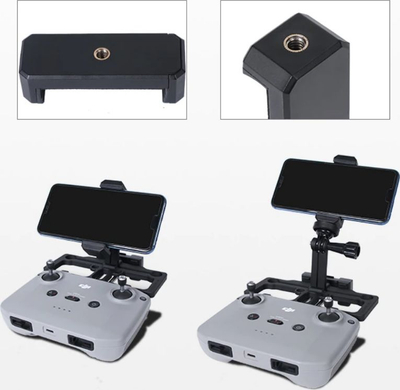 Mbajtëse telefoni Sunnylife për pult DJI Mavic, me rregullim këndi, me varëse qafe, e zezë