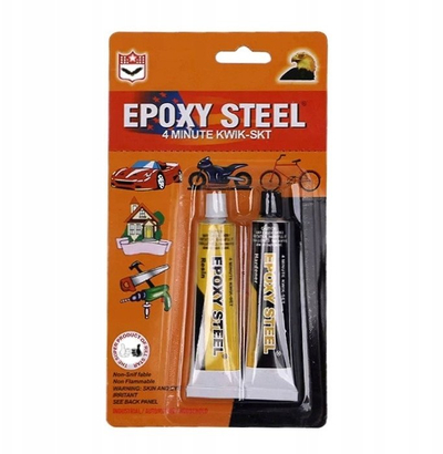 Ngjitës epoksi dykomponentësh Bison 91-481, 2x10ml, transparent
