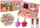 Set lodrash grimi Leantoys DIY 2 in 1, 100 copë, multingjyrësh