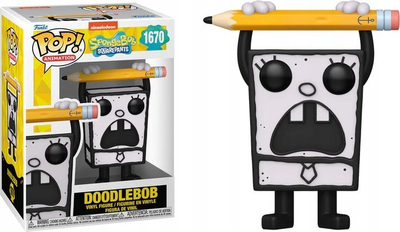 Figurë Funko Pop SpongeBob DoodleBob 1670, vinil, bardh e zi