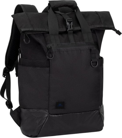 Çantë shpine për laptop Rivacase Dijon, 15.6", rezistente ndaj ujit, e zezë