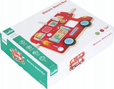 Едукативна играчка Lelin Motor Skills Board, за бебиња 1+, шарена