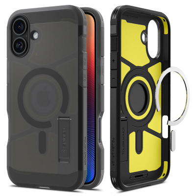 Kapak për iPhone 16 Spigen Tough Armor MagSafe, i zi