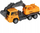 Lodër kamion eskavator Mega Creative 1:16, 30 cm, plastikë, portokalli