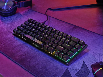 Tastierë gaming Corsair K65 PRO MINI, mekanike 65%, USB QWERTZ gjerman, e zezë