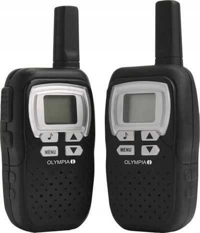 Radiolidhje dyanshme Olympia PMR 1208, 8 kanale, 446 MHz, e zezë