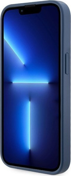 Mbulesë telefoni Guess 4G Printed Stripes MagSafe për iPhone 14 Plus, hardcase, blu