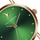 Orë dore për femra Emily Westwood Rose Gold Mesh Watch EGO-3214, e artë/gjelbër