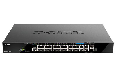 Switch rrjeti D-Link DGS-1510-28P, 28 porta Gigabit, PoE+, gri