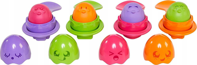 Lodër edukative Tomy Educational Toy Eggs with Spoons, shumëngjyrëshe
