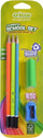Set lapsa neon Cricco, 3 copë, me mprehës dhe gomë