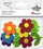 Stoli zbukurimi prej feldi Titanum Felt Flowers 3D, set me 6 copa, 5.5 x 10 cm, me shum ngjyra