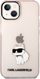Kapak telefoni Karl Lagerfeld KLHCP14MHNCHTCP, për iPhone 14 Plus, hardcase, rozë