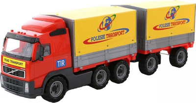 Lodër Wader QT Volvo Huge Truck, 75cm, i kuq / i verdhë
