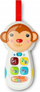 Lodër telefon edukative Toyz Monkey, me butona muzikorë, me pasqyrë, i bardhë