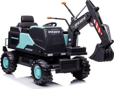 Eskavator elektrik për fëmijë Volvo DK, me telekomandë, me drita LED, blu