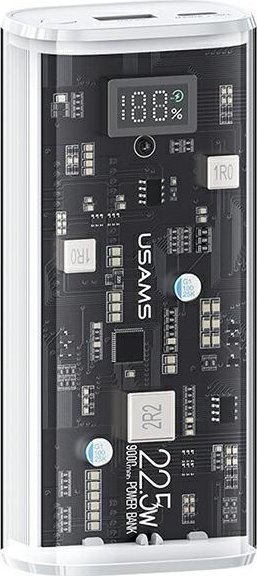 Powerbank Usams USA913, 9000mAh, karikim i shpejtë, e bardhë